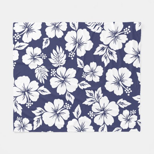 Couverture Polaire Hibiscus pattern (Devant (Horizontal))