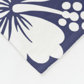 Couverture Polaire Hibiscus pattern (Coin)