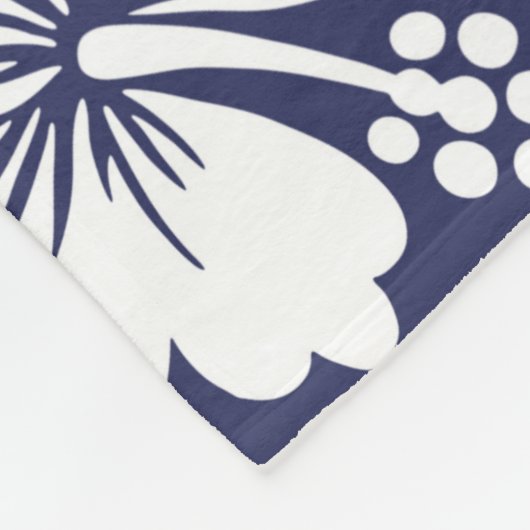 Couverture Polaire Hibiscus pattern (Coin)