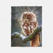 Couverture Polaire Hibou (Devant)
