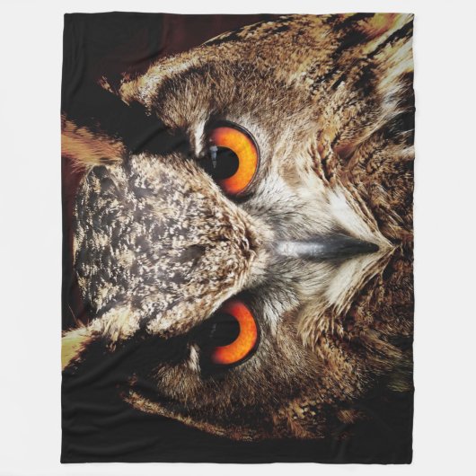 Couverture Polaire Hibou 3 (Devant)