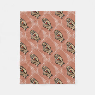 Couverture Polaire Hibou sage