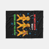 Couverture Polaire Hilarious Gingerbread Cookie My Butt Hurts Xmas Hu (Devant (Horizontal))