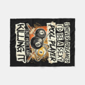 Couverture Polaire Hilarious It Player Billiards Killing Pool Quote S (Devant (Horizontal))