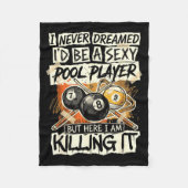 Couverture Polaire Hilarious It Player Billiards Killing Pool Quote S (Devant)