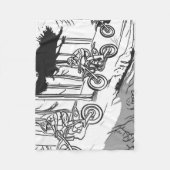 Couverture Polaire Hill Climbing Motocross Racers (Devant)