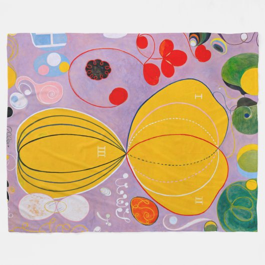 Couverture Polaire Hilma af Klint - Le dix plus grand n° 7 (Devant (Horizontal))