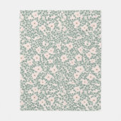Couverture Polaire Hippie Boho Floral (Devant)