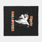 Couverture Polaire Hippie halloween (Devant (Horizontal))