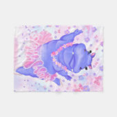 Couverture Polaire Hippo Prima Ballerina - Heureux (Devant (Horizontal))