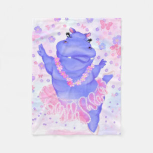 Couverture Polaire Hippo Prima Ballerina - Heureux