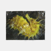 Couverture Polaire Hippocampe jaune Guttulatus de l'hippocampe | (Devant (Horizontal))