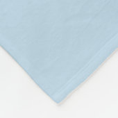 Couverture Polaire Hippopotame Lotus Blanc Bleu (Coin)