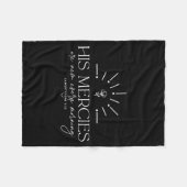 Couverture Polaire His Mercies Are New Every Morning  (Devant (Horizontal))