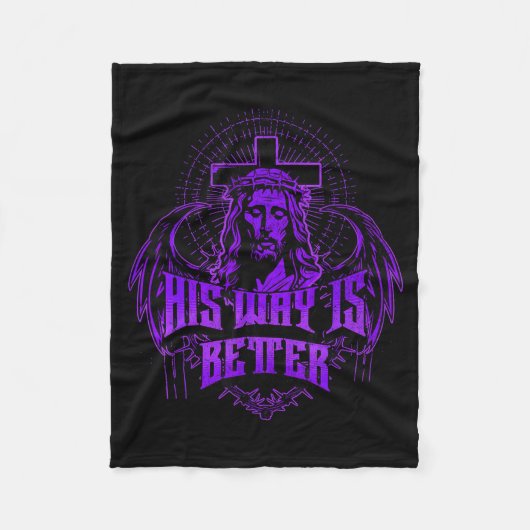 Couverture Polaire His Way Is Better - Jesus Streetwear  (Devant)