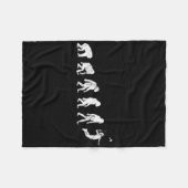 Couverture Polaire Histoire De Badminton Lover Imprimer Drôle Badmint (Devant (Horizontal))