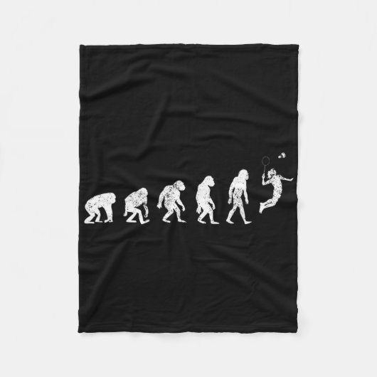 Couverture Polaire Histoire De Badminton Lover Imprimer Drôle Badmint (Devant)