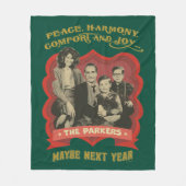 Couverture Polaire Histoire de Christma | Peace, Harmony, Comfort & J (Devant)