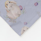 Couverture Polaire Histoires d'aquarelle florale, lunaire, crèche (Coin)