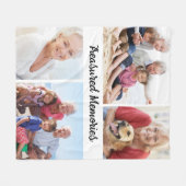 Couverture Polaire Histoires de chez nous Photo Collage (Devant (Horizontal))