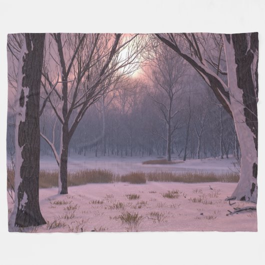 Couverture Polaire Hiver Ethereal (Devant (Horizontal))