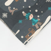 Couverture Polaire Hiver l'Woodland (Coin)