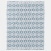 Couverture Polaire Hiver Motif oignon Blanche polaire (Devant)