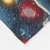 Couverture Polaire Hiver/Père Noël/Noël/Neige (Coin)