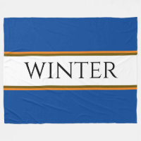 HIVER Sportif Alpin Bleu Blanc Orange Stripes