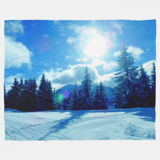 Couverture Polaire Hiver Sun (Devant (Horizontal))