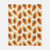 Couverture Polaire Hiya Papaya Motif (Devant)