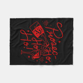 Couverture Polaire Ho Ho Ho Prosecco Christmas Tee Funny Wine Lover H (Devant (Horizontal))