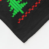 Couverture Polaire Ho Ho Home Run Baseball Christmas Santa Ugly Xmas (Coin)