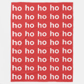 Couverture Polaire Ho Ho Rouge (Devant)