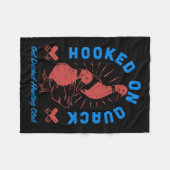 Couverture Polaire Hochet Sur Quack Get Ducked Hunting Club Funny Des (Devant (Horizontal))