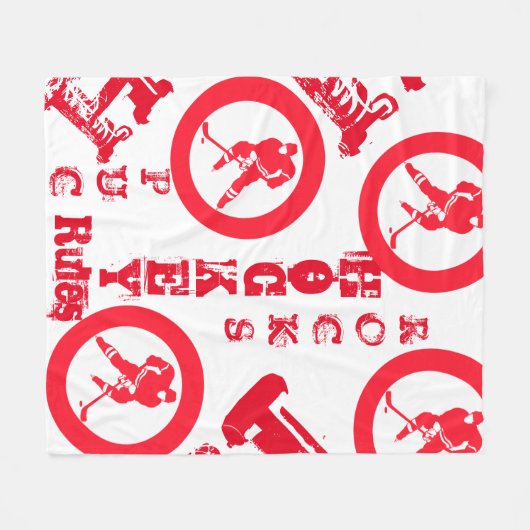 Couverture Polaire Hockey (Devant (Horizontal))