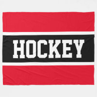 HOCKEY Fun Athlétisme brillant Rouge Blanc Noir ra
