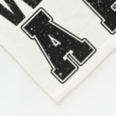 Couverture Polaire Hockey Player Arguing Funny Ice Hockey Joke Sarcas (Coin)