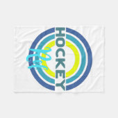 Couverture Polaire Hockey Ref With Modern Hockey Circles  (Devant (Horizontal))