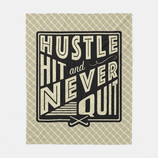 Couverture Polaire Hockey sur gazon Hit Jamais Quitter Jeu (Devant)