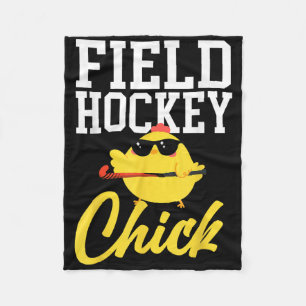 Couverture Polaire Hockey sur gazon poulet Hockey sur gazon poulette