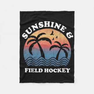 Couverture Polaire Hockey sur gazon - Sunshine et hockey sur gazon Fu