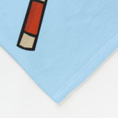 Couverture Polaire Hockey sur glace initial personnalisé (Coin)