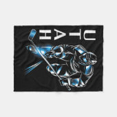 Couverture Polaire Hockey Utah (Devant (Horizontal))