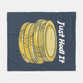 Couverture Polaire HODL It Cryptomonnaie Gag Polo (Devant (Horizontal))