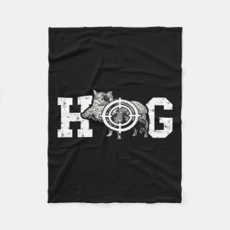 Couverture Polaire Hog Boar Wild Hog Hunting Wild Boar Pigs Wild Hog