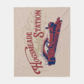 Couverture Polaire HOGSMEADE Station Vintage Graphisme (Devant)