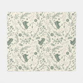 Couverture Polaire HOGWARTS™ Herbologie Motif magique (Devant (Horizontal))