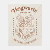 Couverture Polaire HOGWARTS™ School of Witchcraft and Wizardry Crest (Devant)