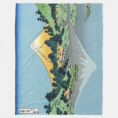 Couverture Polaire Hokusai - Le Mont Fuji reflète le lac Kawaguchi (Devant)